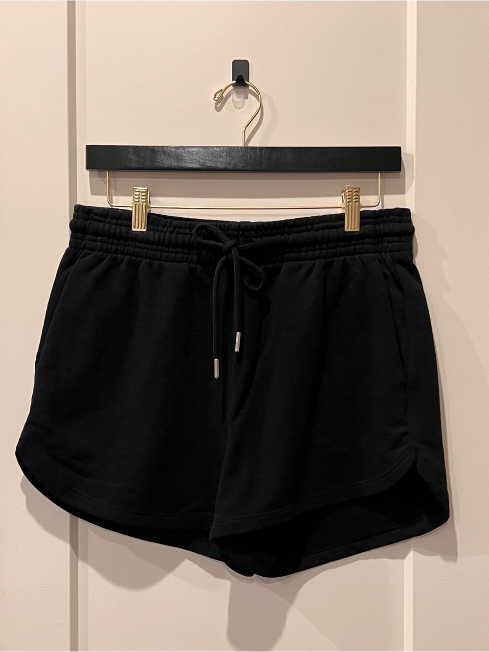 H&M Black Athletic Drawstring Shorts